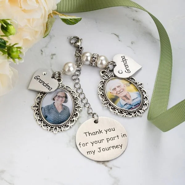 Customized Wedding Bouquet Photo Charm Memorial