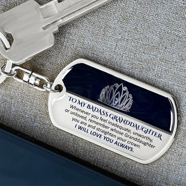 (ALMOST SOLD OUT) Keepsake for Granddaughter Keychain