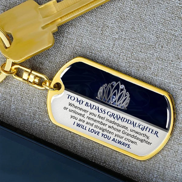 (ALMOST SOLD OUT) Keepsake for Granddaughter Keychain