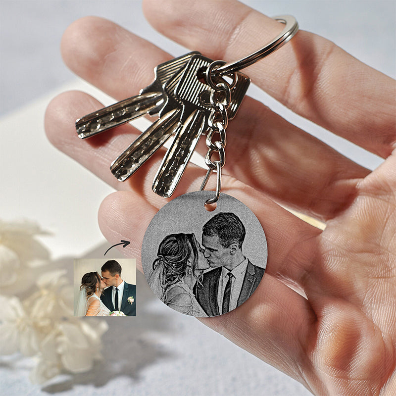 Personalized Photo Picture Keychain