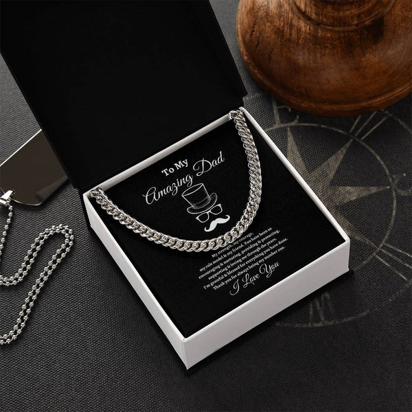 Happy Fathers Day | Cuban Link Chain