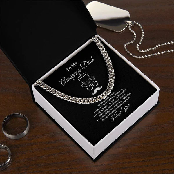 Happy Fathers Day | Cuban Link Chain