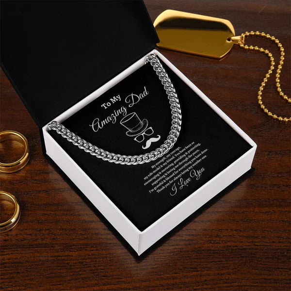Happy Fathers Day | Cuban Link Chain