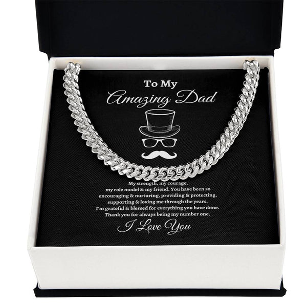 Happy Fathers Day | Cuban Link Chain