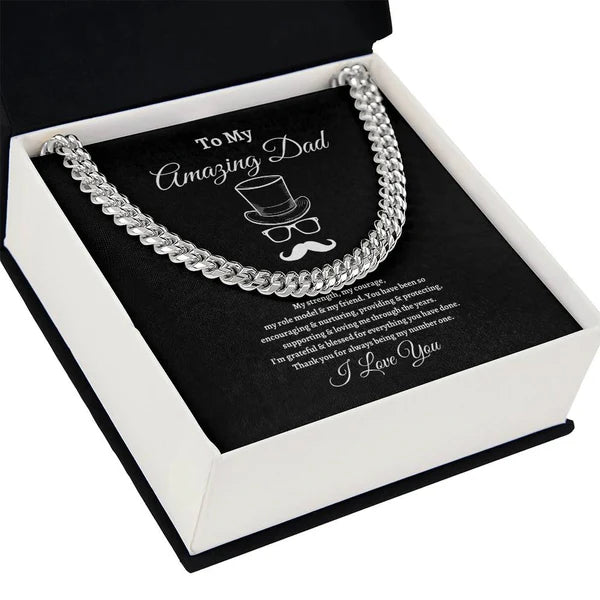 Happy Fathers Day | Cuban Link Chain