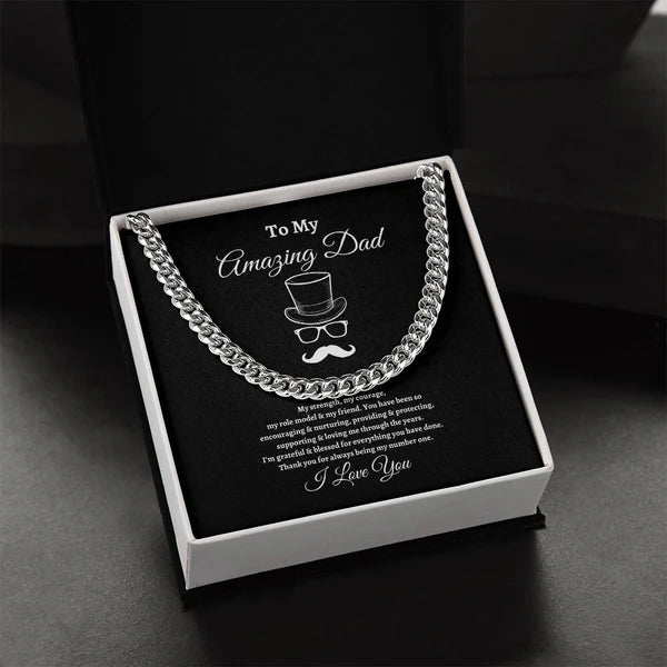 Happy Fathers Day | Cuban Link Chain