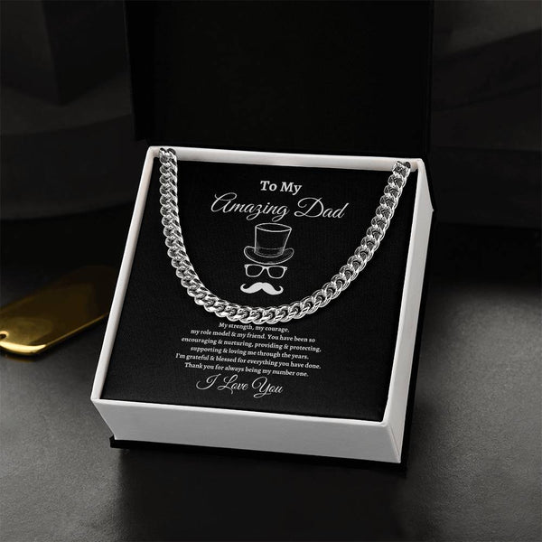 Happy Fathers Day | Cuban Link Chain