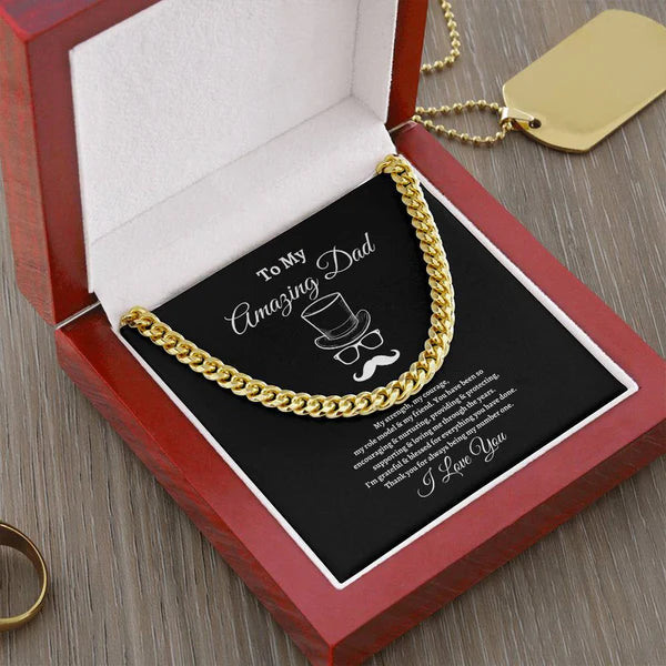 Happy Fathers Day | Cuban Link Chain