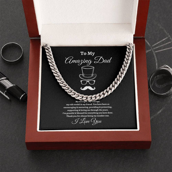 Happy Fathers Day | Cuban Link Chain