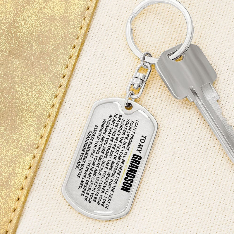 🎁Last Day 49%--🔥 To My Grandchildren - Remember Whose Grandchildren You Are - Unique Keychain