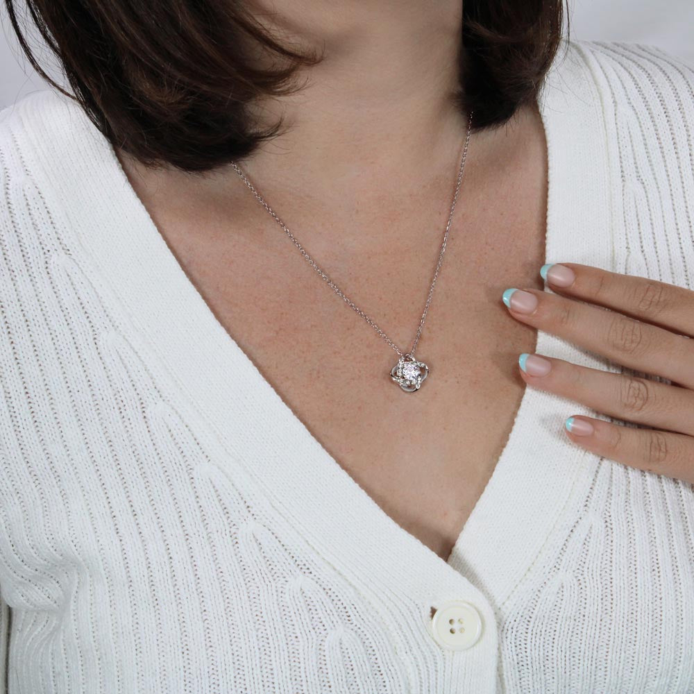 TO MY DAUGHTER-IN-LAW | Love Knot Necklaceš