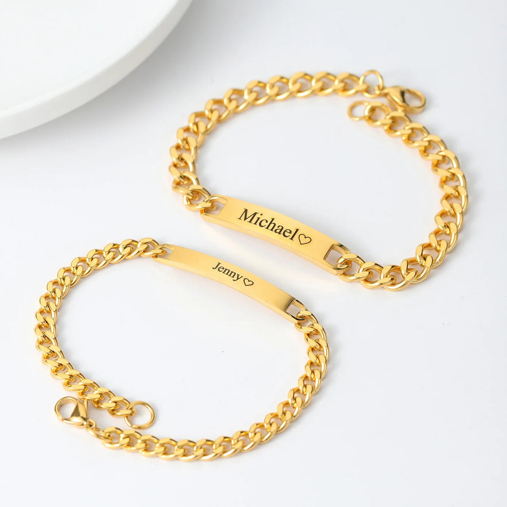 Engraving Bracelet Set