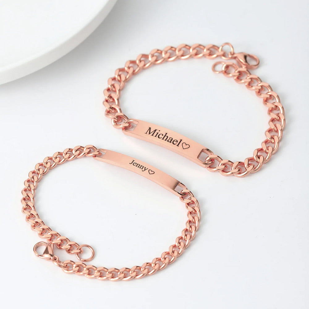 Engraving Bracelet Set