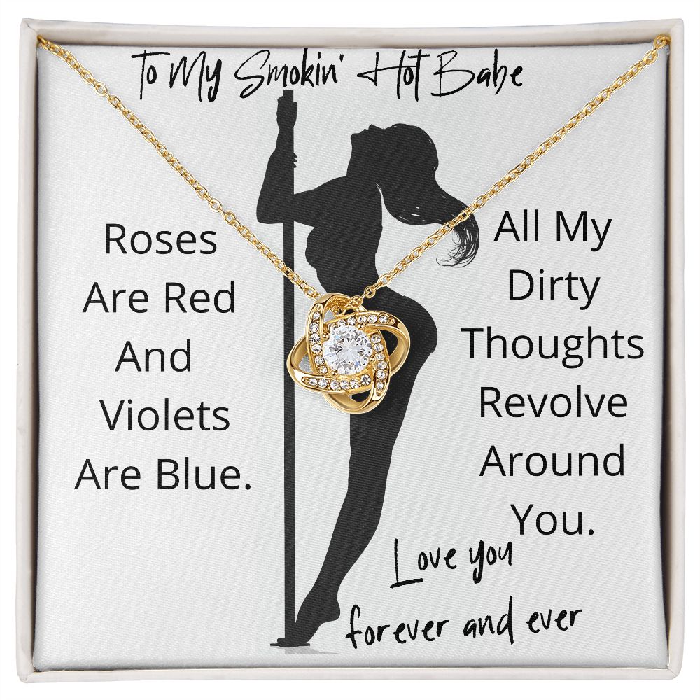All My Dirty Thoughts Necklace Gift For Wife Soulmate Valentines Anniversary Birthday Present For Women