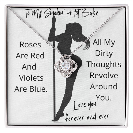 All My Dirty Thoughts Necklace Gift For Wife Soulmate Valentines Anniversary Birthday Present For Women