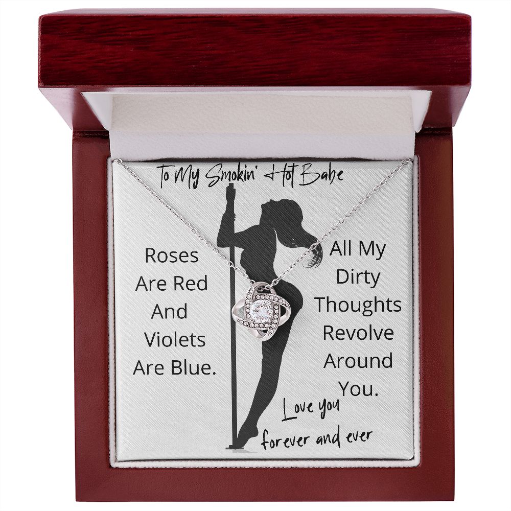 All My Dirty Thoughts Necklace Gift For Wife Soulmate Valentines Anniversary Birthday Present For Women