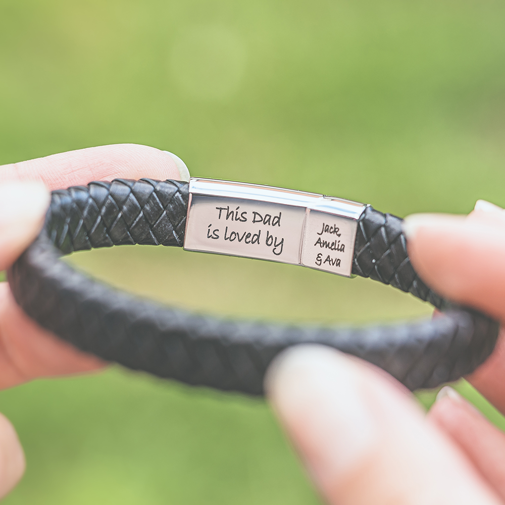 Personalised Loved By Bracelet