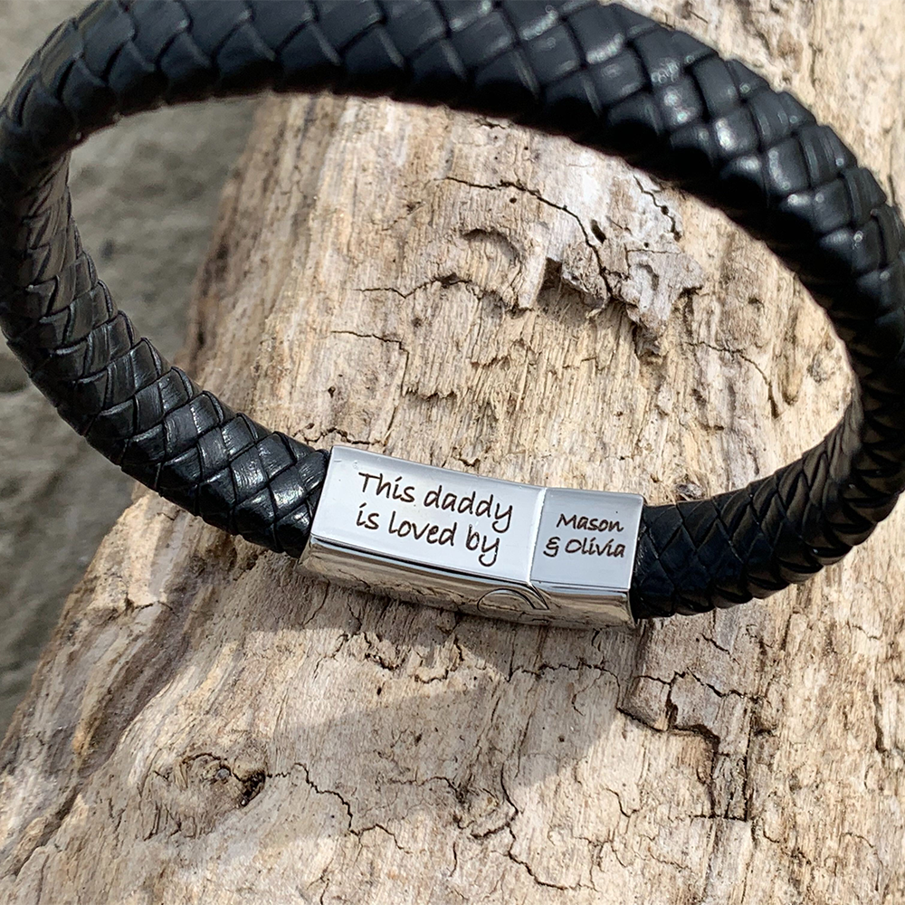 Personalised Loved By Bracelet