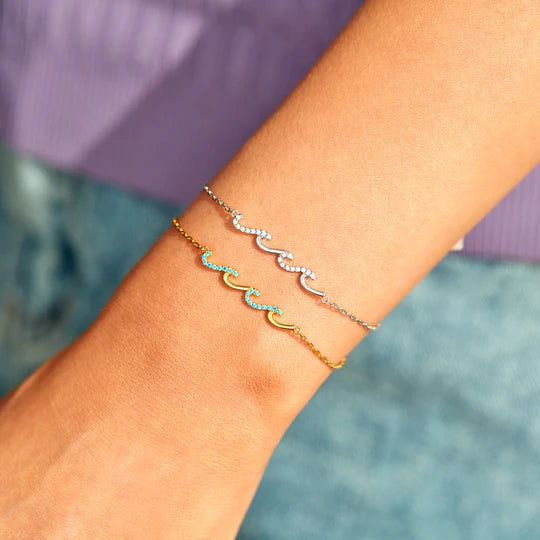 To My Besties For Life Triple Wave Friendship Bracelet