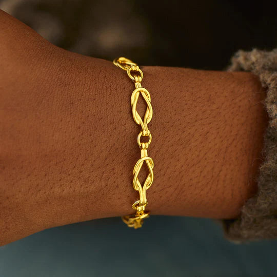 To My Small Circle Of Female Friends Linking Square Knot Bracelet