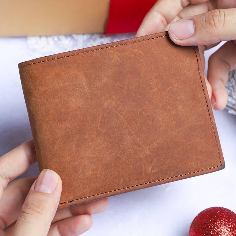 Dad To Son - Loved More Than You Know - Top-grain Leather Wallet