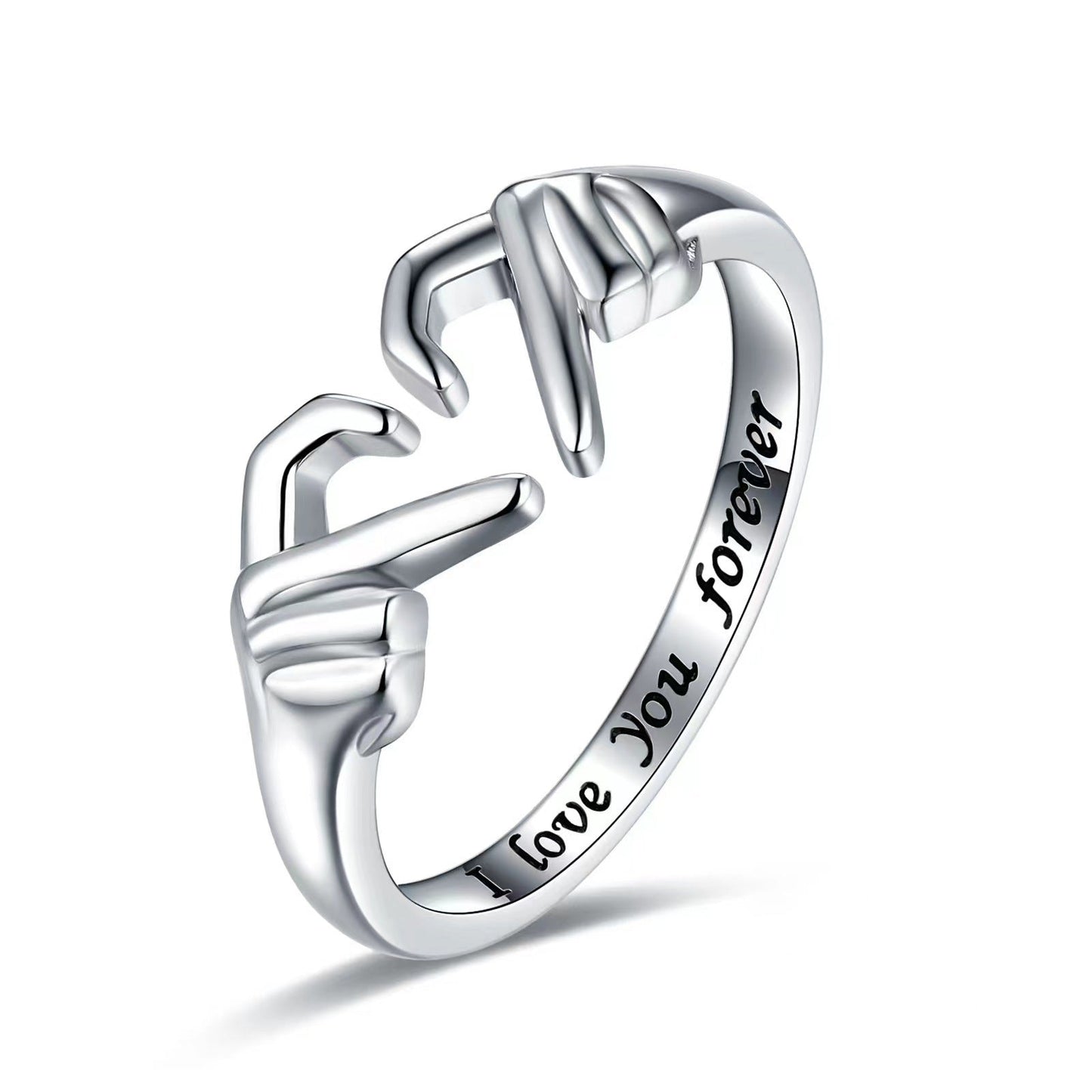 925 Sterling Silver Heart Clada Ring Women's 50% Off