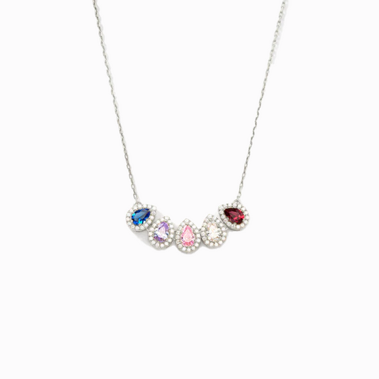 Family Birthstone Necklace