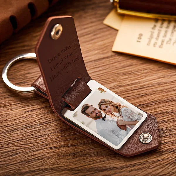 Personalised leather purse and keyring gift set (Tan + more colours) – And  so to Shop